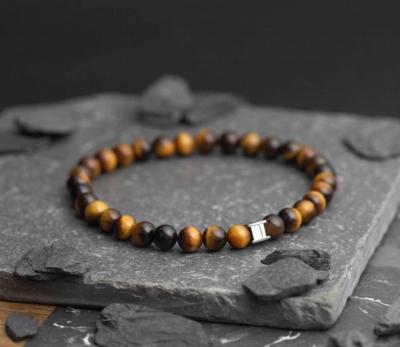 G1L Natural stone Gem Tiger Eye L