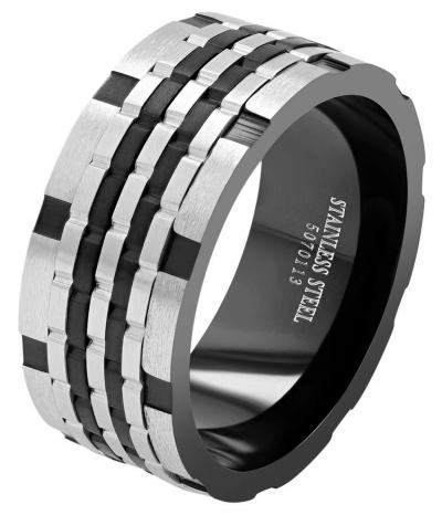 Stalen herenring