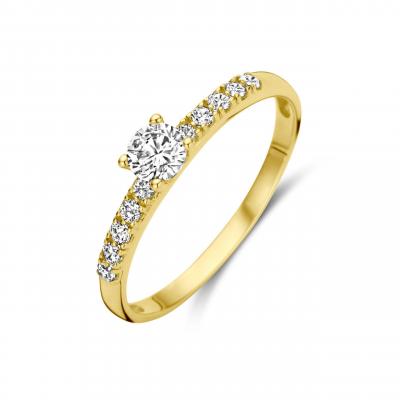 14kt gouden ring 