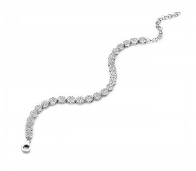 Silver Rose armband