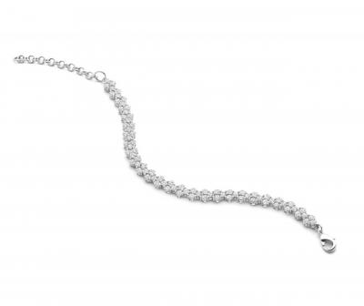Silver Rose armband